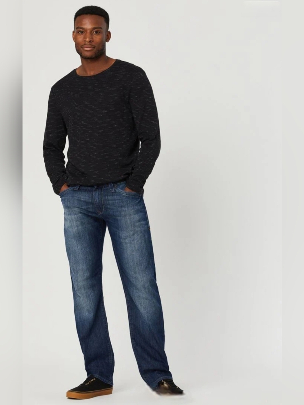Mavi Zach Men's Straight Jeans in Blue 32 X 32 School Casual Denim